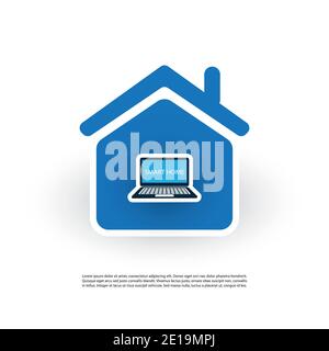 Internet Of Things, Digital Home And Networks Design Concept Stock Vector