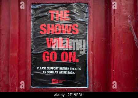 Brighton, January 5th 2021: The first day after the Prime Minister's announcement of a Tier 5 Lockdown throughout the UK led to Brighton's normally-busy streets being almost deserted this morning Credit: Andrew Hasson/Alamy Live News Stock Photo