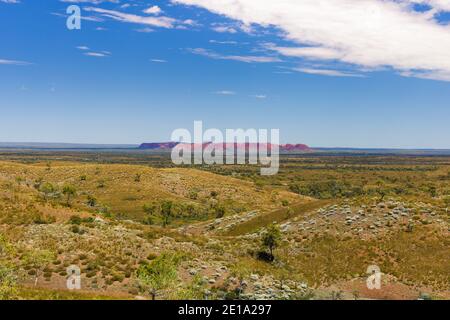 View of Tnorala / Gosse Bluff; Australia Stock Photo