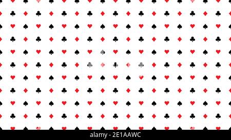 Card suits background cover. Seamless pattern. Poker suits Stock Vector