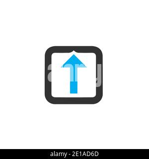 Logo Out Of Box Icon Element Template Design Logo. External link. Stock Vector illustration isolated Stock Vector