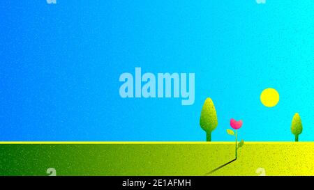 Vector background in grain brush style Stock Vector