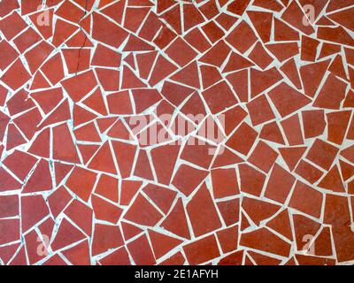 The background is the texture of the tile. The pattern and texture of the tile is construction. Stock Photo