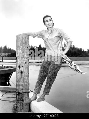 Marianne Koch, Full-Length Publicity Portrait for the Film, '4 Girls in Town', Universal Pictures, 1957 Stock Photo