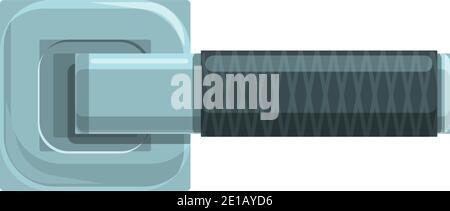 Rubber door handle icon. Cartoon of rubber door handle vector icon for web design isolated on white background Stock Vector