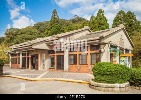 December 29, 2020: Qingtiangang  Visitor Center. Qingtiangang, aka Sun Valley, is a flat grassland located at yangmingshan national park. It is the mo Stock Photo