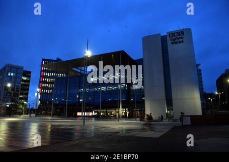 Cardiff Wales Uk  26 November 2020   The New BBC Broadcasting Centre in Cardiff Wales UK    Picture By Richard Williams Cardiff Freelance Photographer Stock Photo