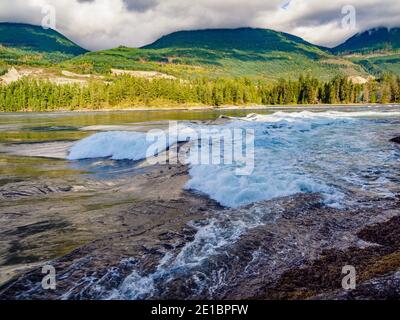 Sechelt Rapids, Skookumchuck Narrows Provincial Park, Sunshine Coast, British Columbia, Canada Stock Photo