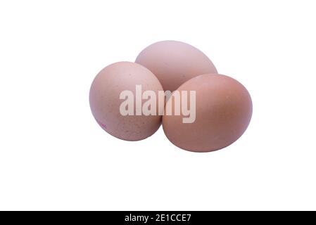 Free range fresh eggs Stock Photo