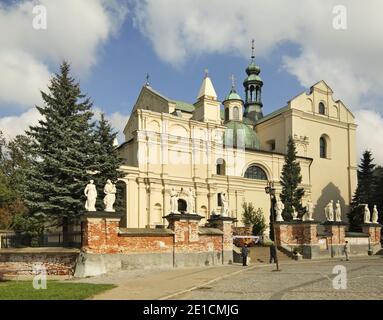 Church of Body of God in Jaroslaw. Poland Stock Photo