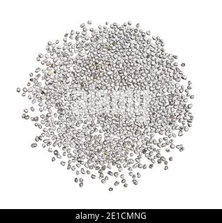 Wanipigow White Sand photographed on a white background. Stock Photo
