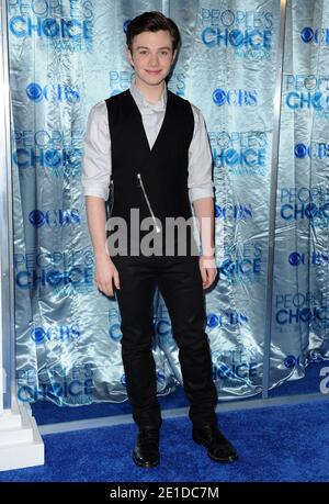Chris Colfer 2011 People's Choice Awards at Nokia Theatre L.A. Live ...