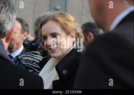 Nathalie Kosciusko-Morizet arrives to visit with French President the Saint-Nazaire STX shipyard (Chantiers de l'Atlantique) in Saint-Nazaire, France on January 25, 2011. Photo by Mousse/ABACAPRESS.COM Stock Photo