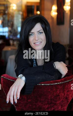 Anne Caillon poses during the 18th Fantastic'Arts Film Festival in Gerardmer, France on January 28, 2011. Photo by Nicolas Briquet/ABACAPRESS.COM Stock Photo