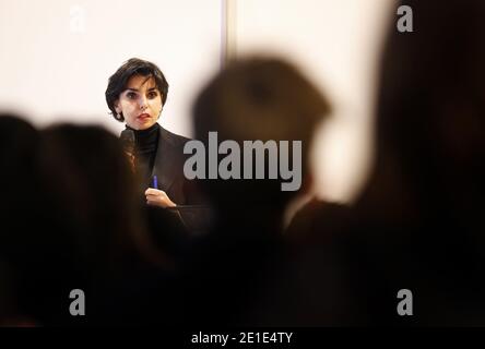 EXCLUSIVE - French UMP European deputy and Mayor of the 7th District of Paris Rachida Dati visiting a professionnal school and meeting students in Bordeaux, France on February 1st, 2011. Photo by Patrick BernardABACAPRESS.COM Stock Photo