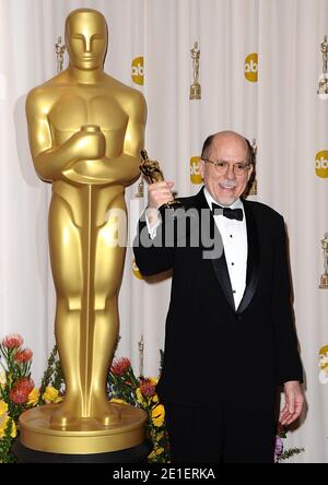 Academy award winner Richard King poses in the press room with the Oscar for best sound editing for 'Inception', at the 83rd Annual Academy Awards, held at the Kodak Theatre in Los Angeles, CA, USA on February 27, 2011. Photo by Lionel Hahn/ABACAUSA.COM Stock Photo