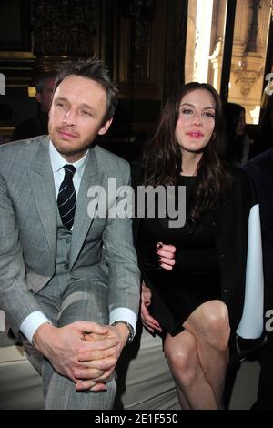 Stella McCartney husband's Alasdhair Willis and Liv Tyler attending the Stella McCartney Ready-To-Wear Fall-Winter 2011-2012 fashion show at the Opera Garnier in Paris, France on March 7, 2011, as part of the Paris Fashion Week. Photo by Frederic Nebinger/ABACAPRESS.COM Stock Photo