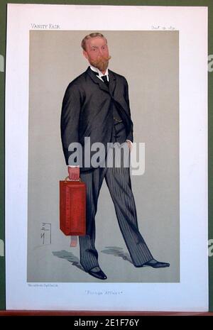 James William Lowther, Vanity Fair, 1891-12-19. Stock Photo