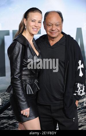 Natasha Marin and Cheech Marin arrive at the premiere of 'Battle : Los Angeles' in Los Angeles, California on March 8, 2011. Photo by Lionel Hahn/ABACAPRESS.COM Stock Photo