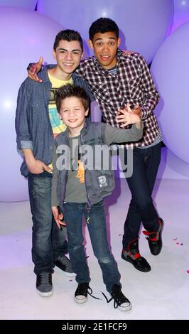 Adam Irigoyen, Roshon Fegan and Davis Cleveland attend the Disney Kids and Family Upfront 2011-12 at Gotham Hall in New York City on March 16, 2011. Photo by Donna Ward/ABACAPRESS.COM Stock Photo