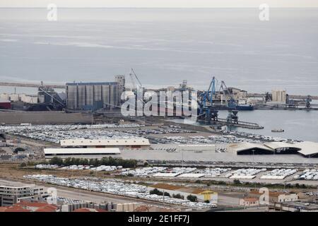 Sete, France. 19th, Aug,2019. View of the Port of Sète with its  boats. Stock Photo