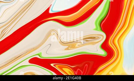 liquefy flow abstract background with mixed colors. this picture is part of 210 liquefied background that I have in my profile Stock Photo