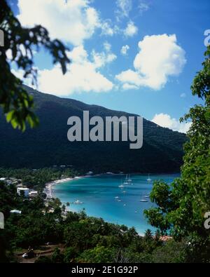 Cane Garden Bay, Tortola, British Virgin Islands Stock Photo