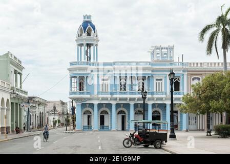 Palacio Ferrer, Casa Provincial de la Cultura. Cultural centre in Cienfuegos, Cuba. Stock Photo