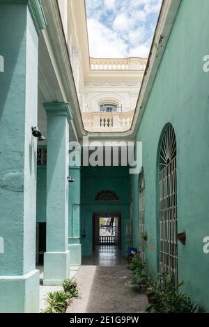 Palacio Ferrer, Casa Provincial de la Cultura. Cultural centre in Cienfuegos, Cuba. Stock Photo