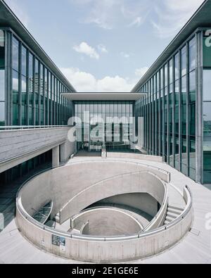 Hyogo Prefectural Museum of Art in Kobe, Japan. Stock Photo