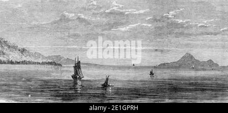 Louis Antoine de Bougainville - Voyage de Bougainville autour du monde (années 1766, 1767, 1768 et 1769), raconté par lui-même, 1889 (p289 crop). Stock Photo