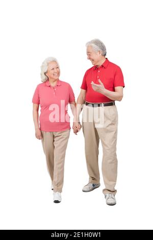 A group photo of a happy old couple high quality photo Stock Photo