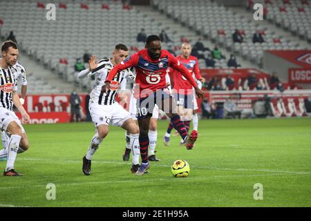 Jonathan Ikone 10 LOSC during the French championship Ligue 1 football match between Lille OSC and Angers SCO on January 6, 20 / LM