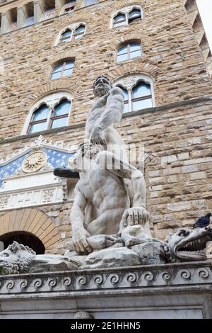 Statue of Hercules and Cacus, Florence, Italy Stock Photo