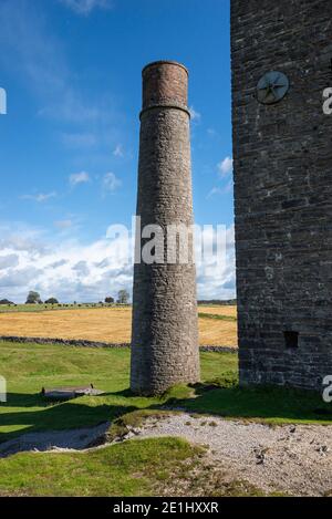 Magpie Mine, Sheldon, Peak District, Derbyshire, England. A disused lead mine with 200 years of history. Stock Photo