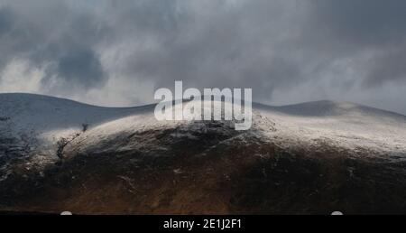 Winter Hills on the  Isle of Harris, Outer Hebrides, Western Isles, Scotland, UK Stock Photo