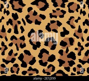 leopard print background Stock Photo