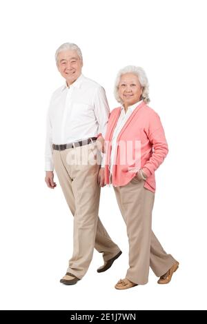 A group photo of a happy old couple high quality photo Stock Photo