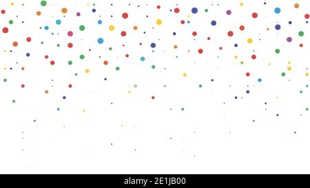 background with colorful polka dots Stock Photo