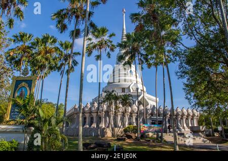 Wat Yannasangwararam Woramahawihan is a Buddhist temple in Chonburi Province near Pattaya Thailand Asia Stock Photo