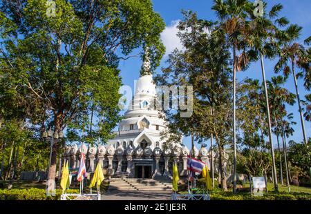 Wat Yannasangwararam Woramahawihan is a Buddhist temple in Chonburi Province near Pattaya Thailand Asia Stock Photo