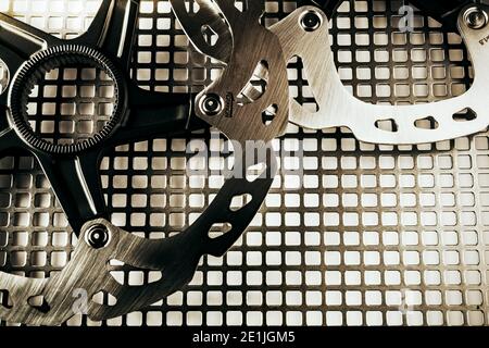 MTB disc brakes, still life Stock Photo