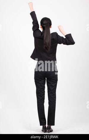 A young business woman in a suit high quality photo Stock Photo
