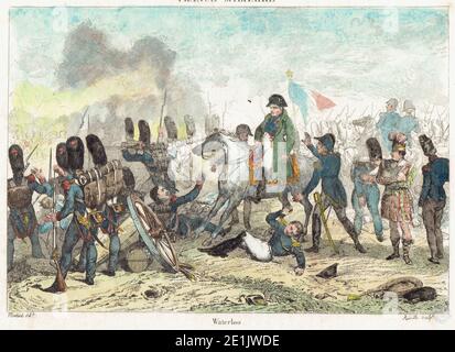 bataille de Waterloo 18 juin 1815 Stock Photo