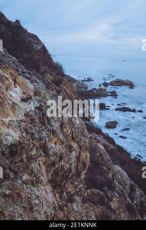 Cliffy California Coast Stock Photo
