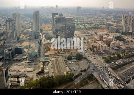 Elevated view of Tel Aviv, Israel Stock Photo