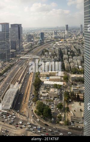 Elevated view of Tel Aviv, Israel Stock Photo