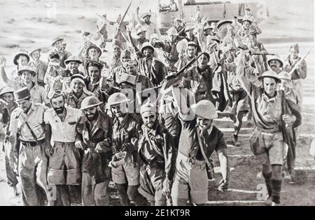 German Afrika Korps at the Battle of Tobruk, 1941 Stock Photo - Alamy