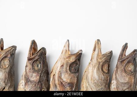 Korean dried fish pollack, Hwangtae Stock Photo