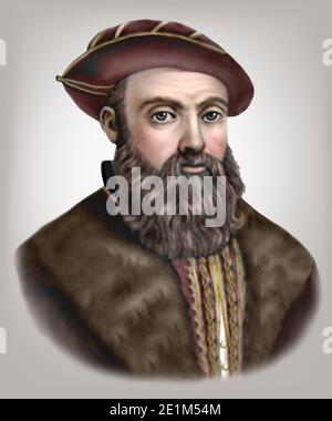 Ferdinand Magellan c1480-1521 Portuguese Navigator Stock Photo